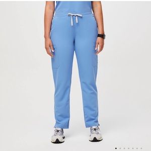 Figs Yola Skinny Scrub Pant Ceil Blue